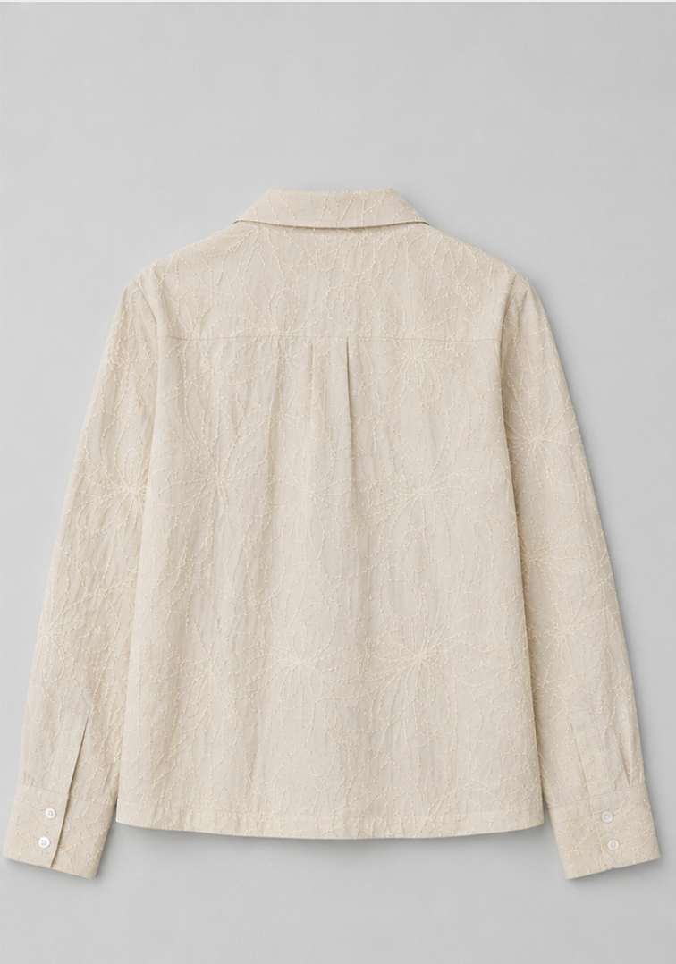 Full Sleeve Crop Shirt