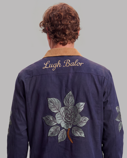 Navy Jacket with Toggle Closure