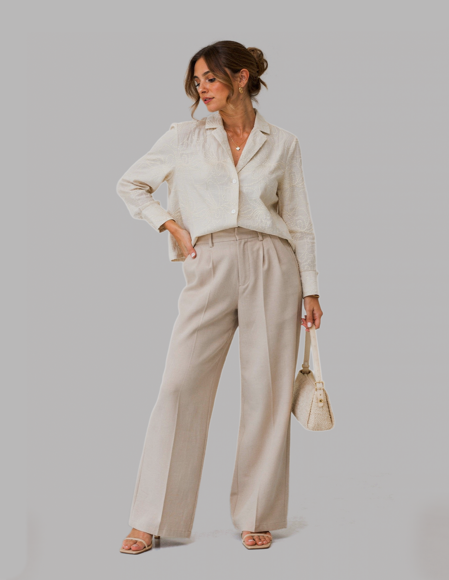 Full Sleeve Crop Shirt