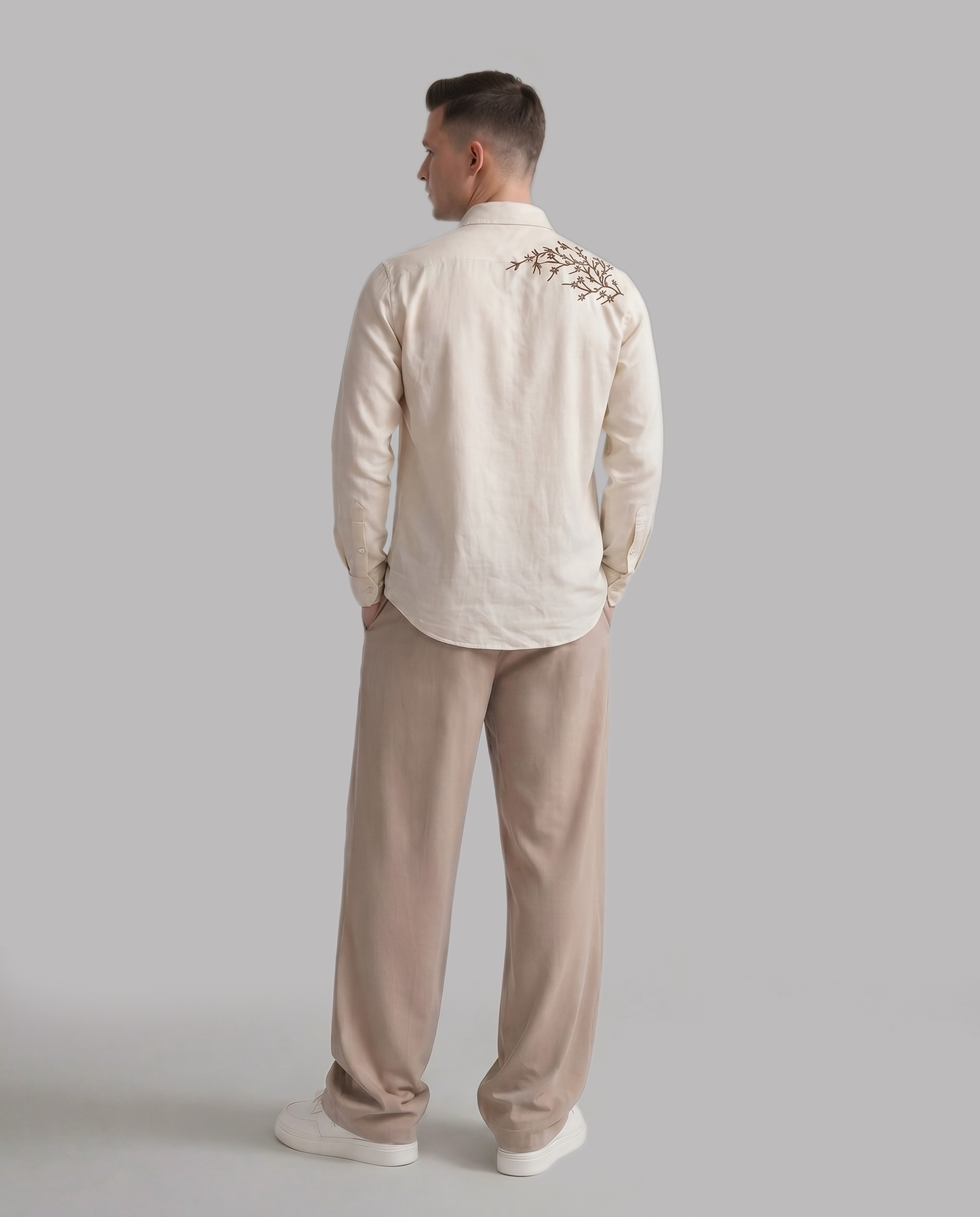 Beige Linen Shirt
