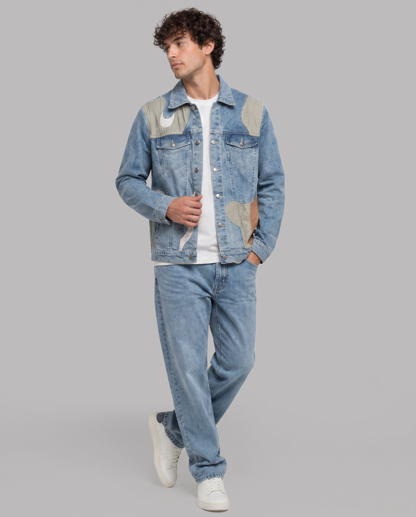 Patchwork Denim Jacket