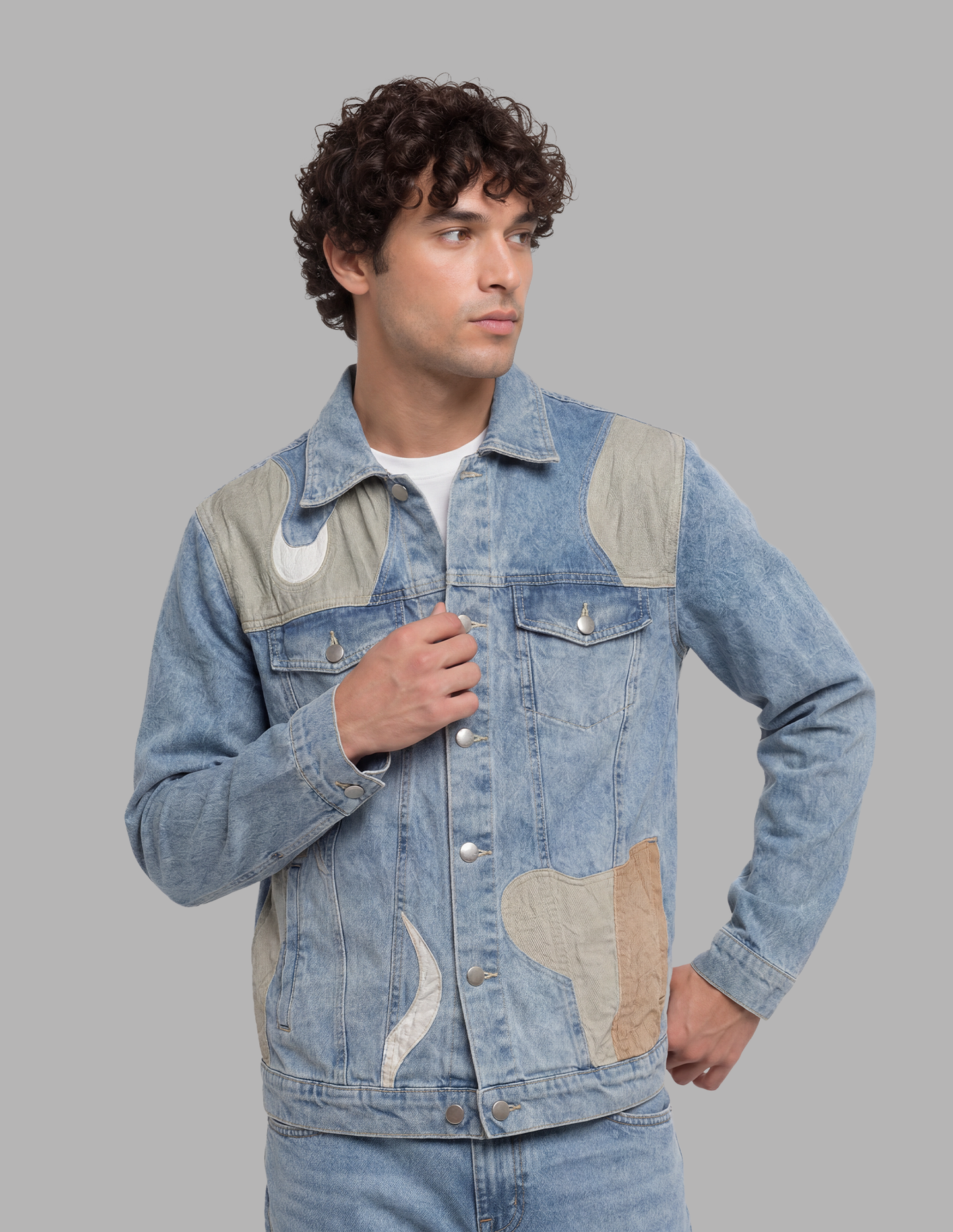 Patchwork Denim Jacket