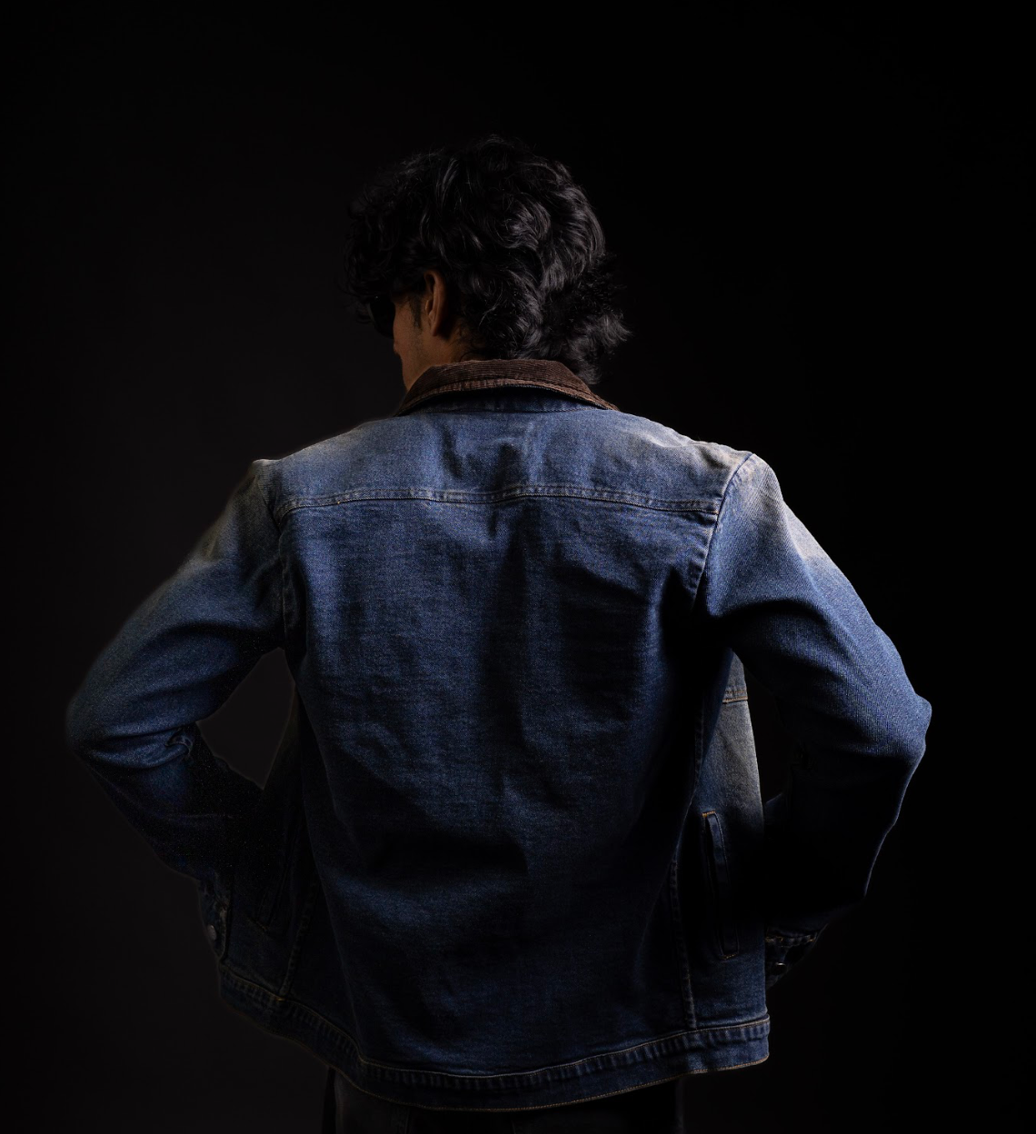 Corduroy Collar Denim Jacket