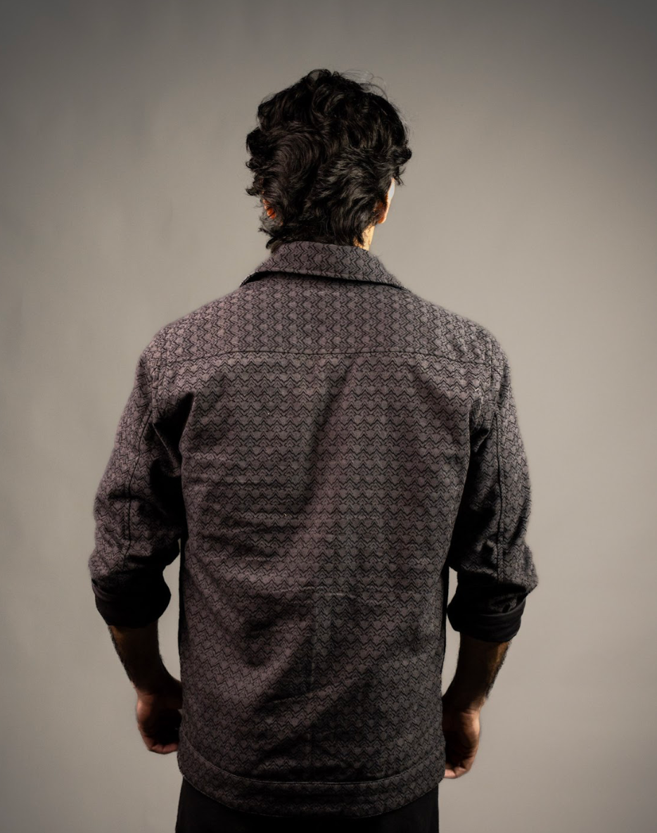 NightLeaf Printed Cotton Jacket