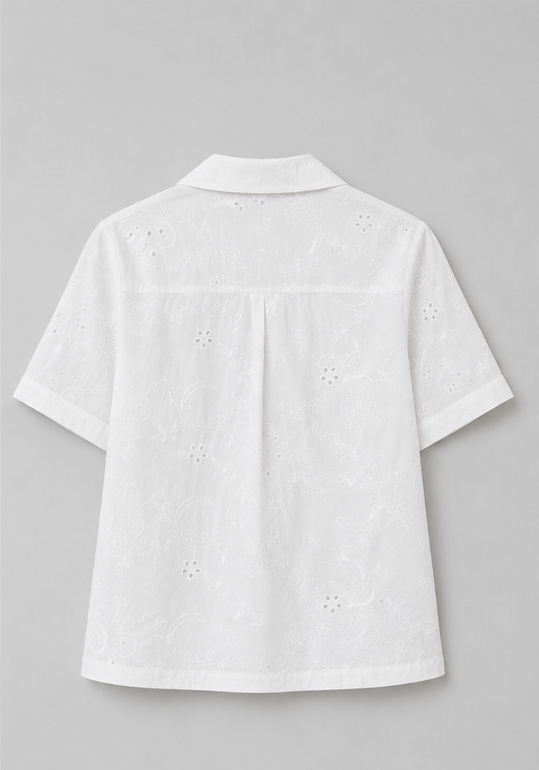 Half Sleeve Crop Shirt