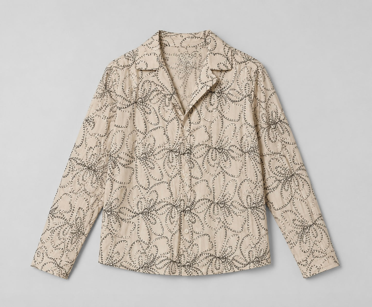 Full Sleeve Crop Shirt