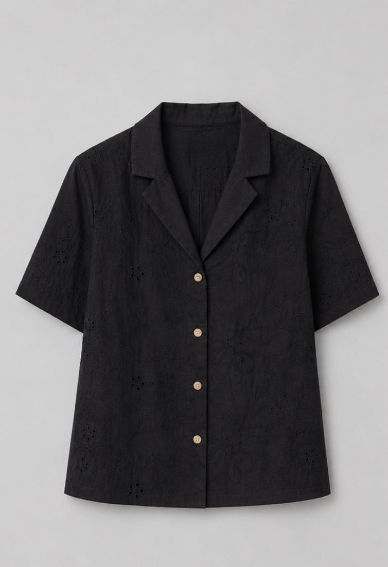 Half Sleeve Crop Shirt
