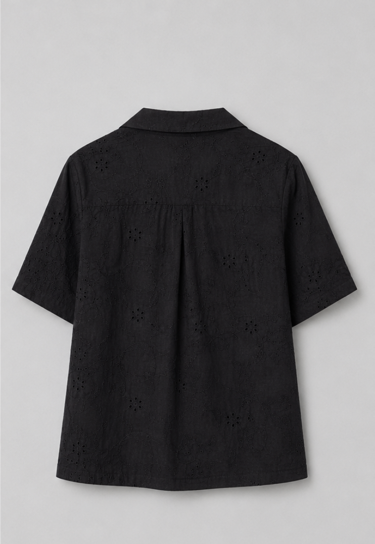 Half Sleeve Crop Shirt