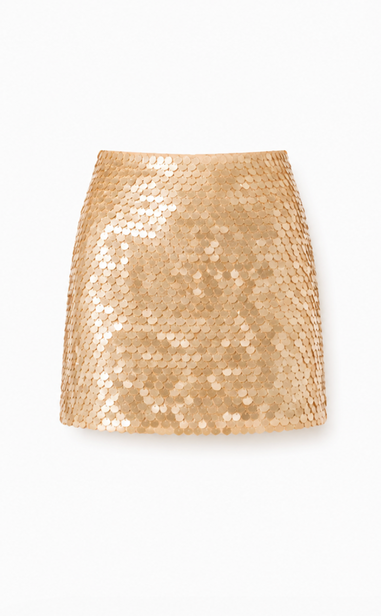 Sequin Mini Skirt