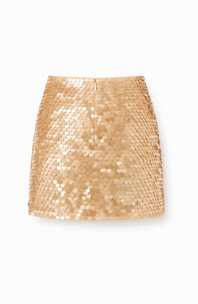 Sequin Mini Skirt