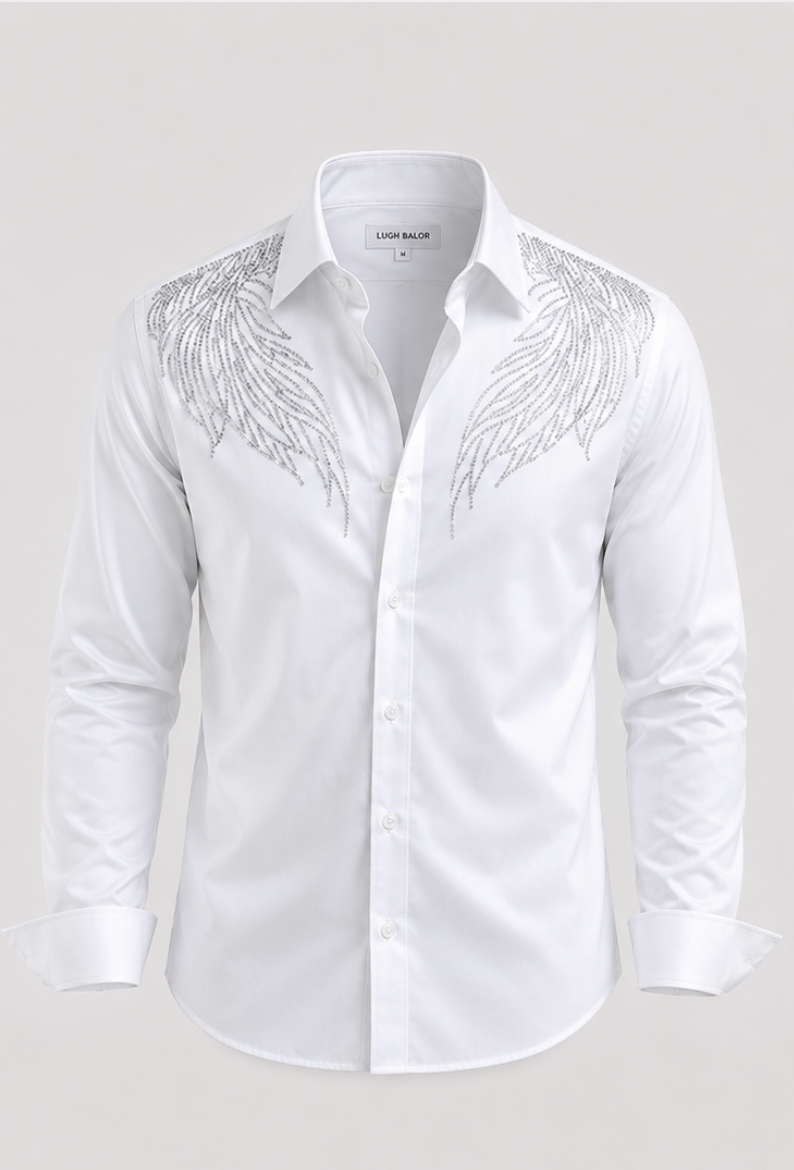 White Beaded Shirt