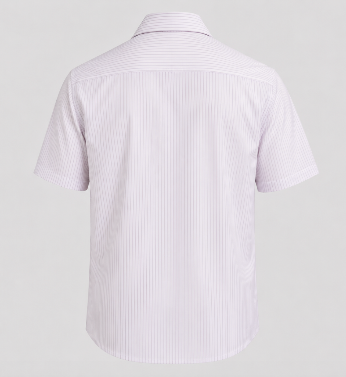 Striped Shirt with Embroidered Pocket