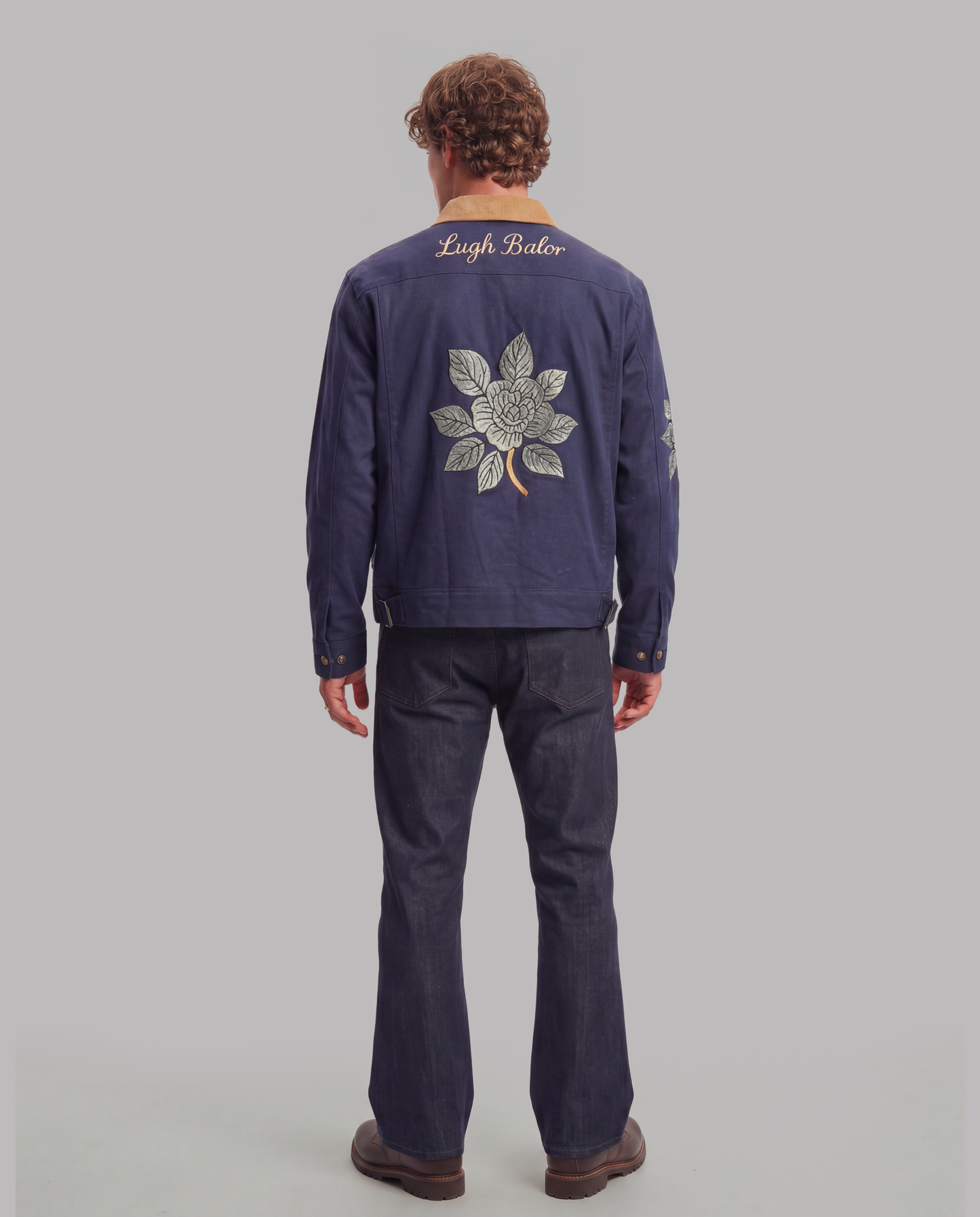 Navy Jacket with Toggle Closure