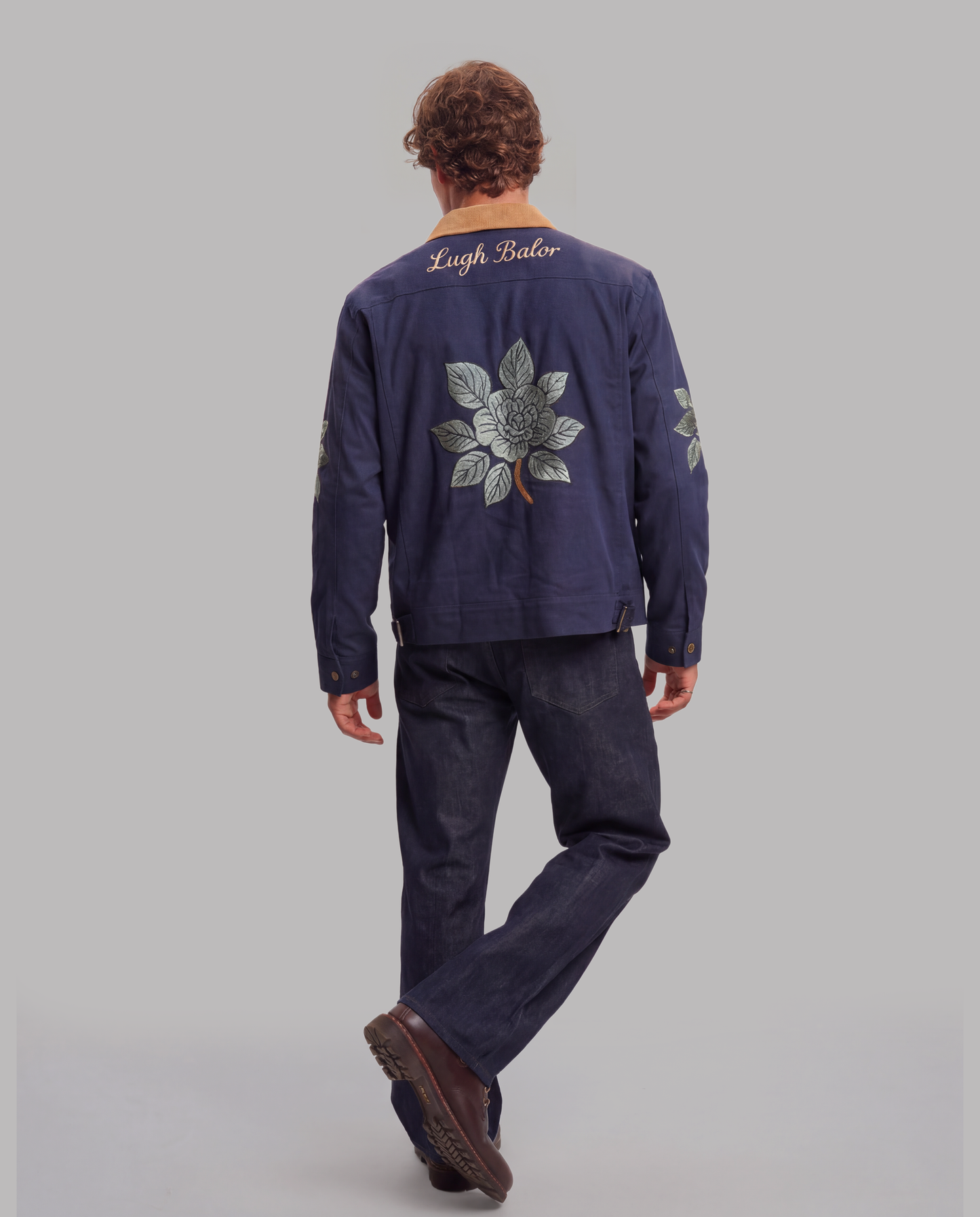 Navy Jacket with Toggle Closure